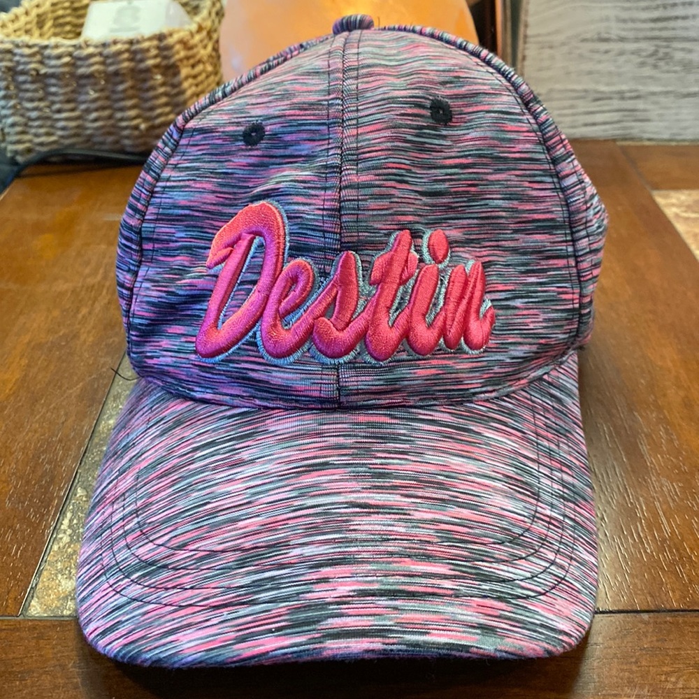 5️⃣/5️⃣ Destin Florida Velcro baseball cap EUC